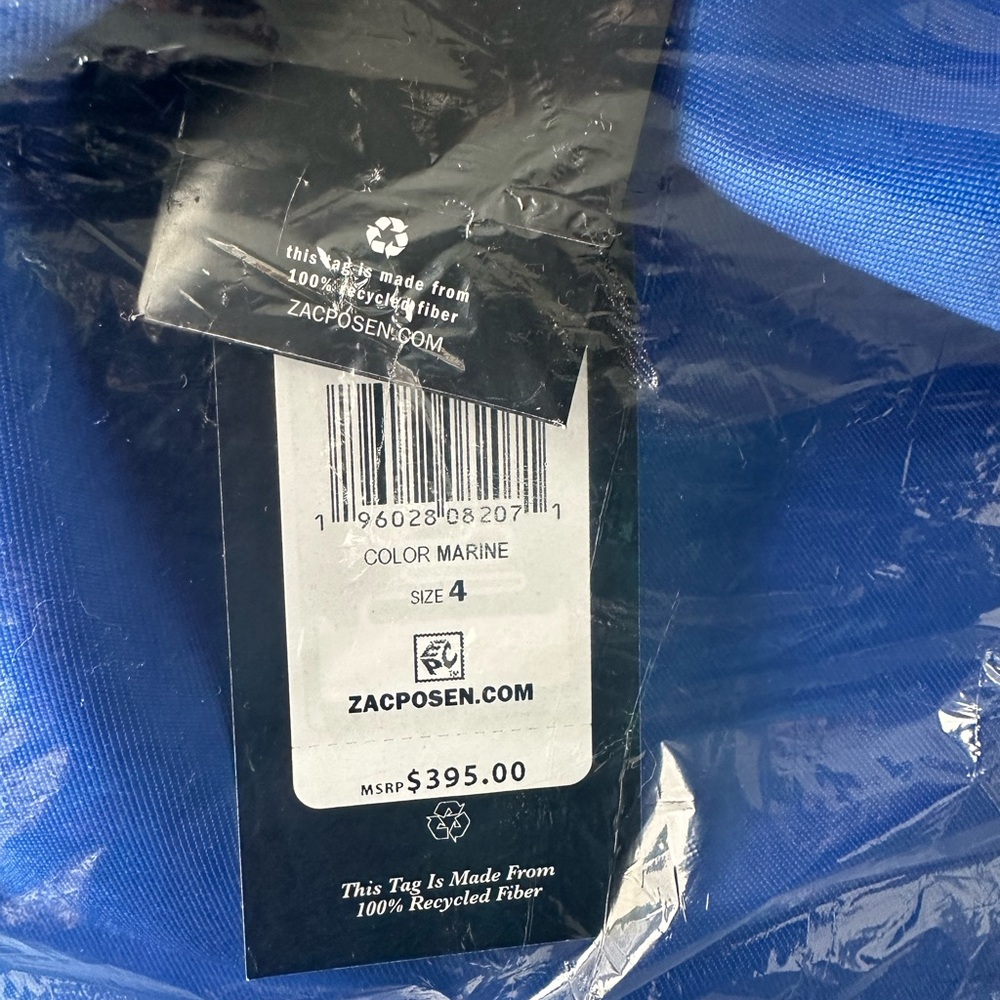 Zac Posen Kentucky Derby Blue Dress